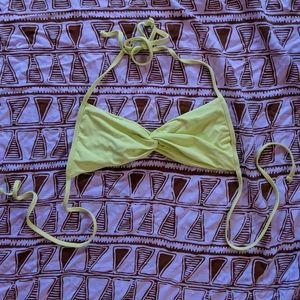 L*Space Twister Bikini Top (S) 🍋